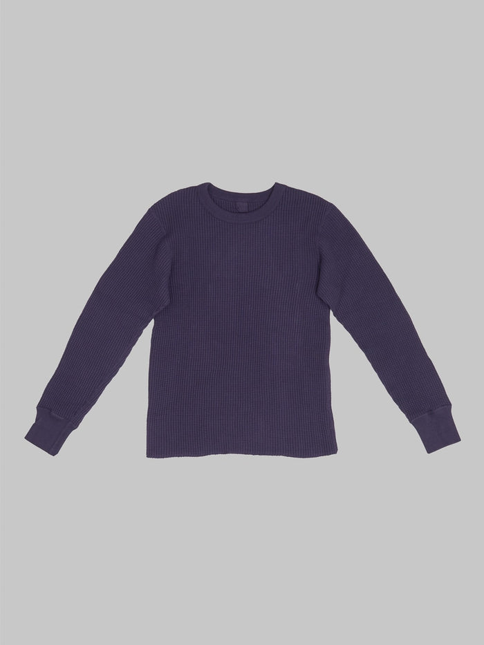 UES Thermal Big Waffle Tshirt Navy japan made