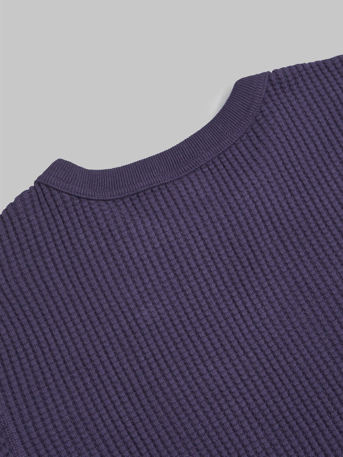 UES Thermal Big Waffle Tshirt Navy back