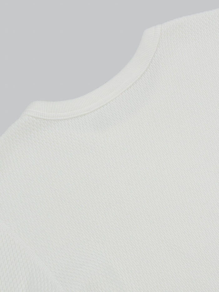 UES Thermal Big Waffle Tshirt white back