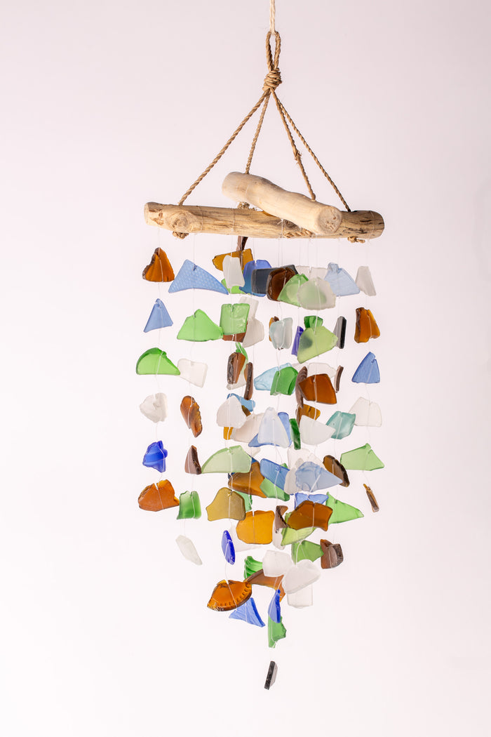 Unity Mini Chip Sea Glass Wind Chime