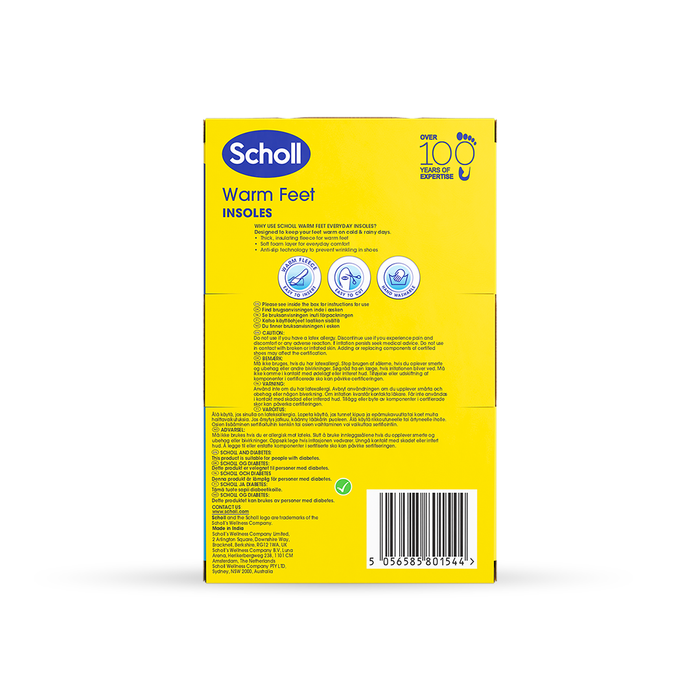 Scholl Warm Feet Insoles