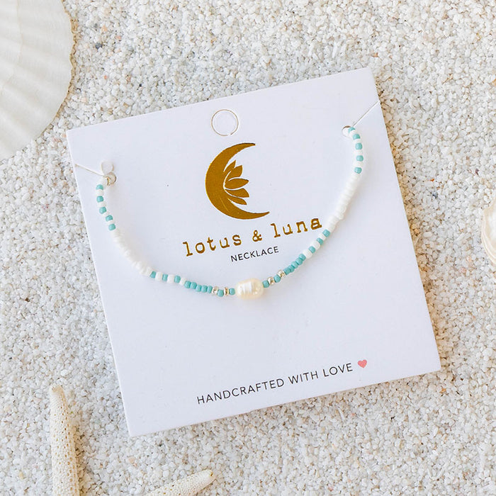 Wavebreak Seed Bead Necklace, on product card