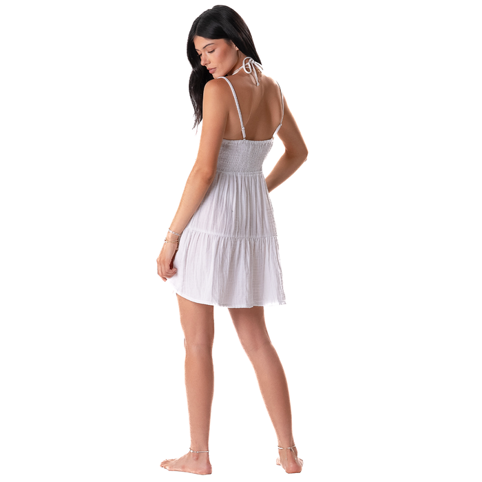 White Bahama Sun Dress, back