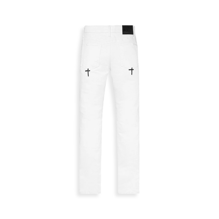 White Rest In peace Brynat skinny Jeans