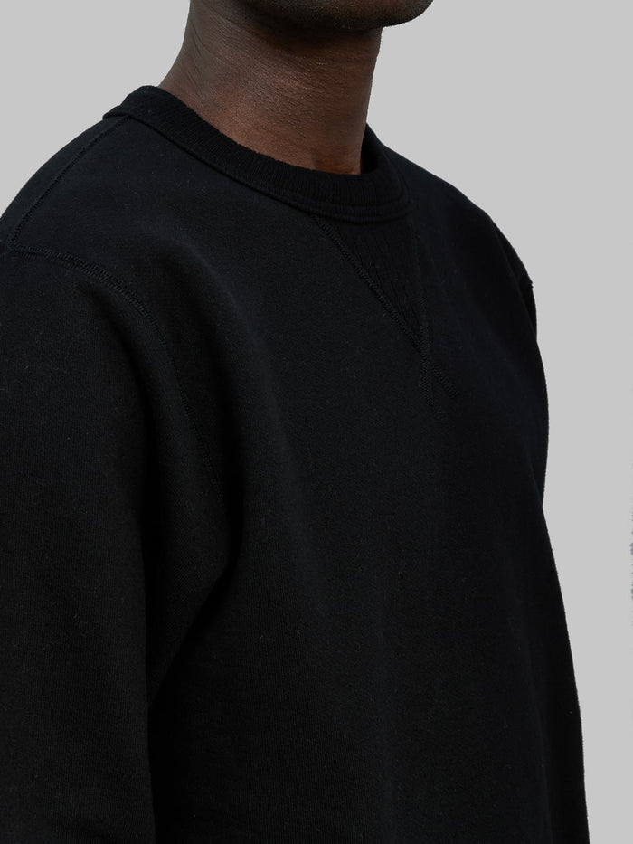 Whitesville cotton Loopwheel Sweatshirt Black chest