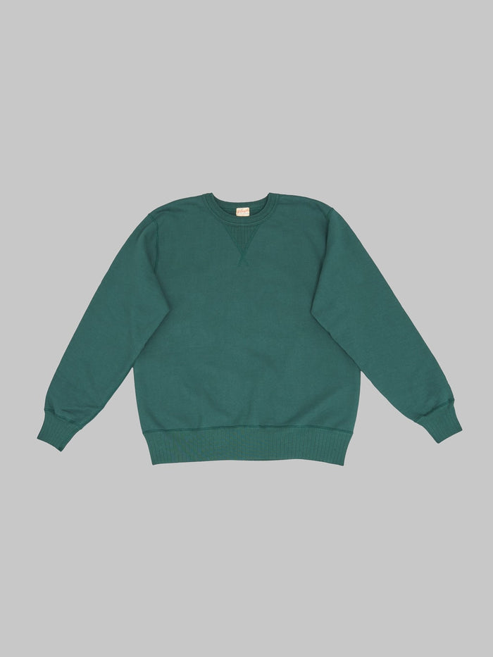 Whitesville Loopwheel Sweatshirt Green front