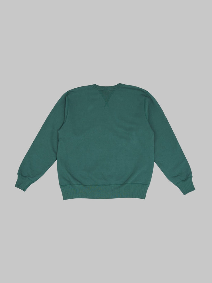 Whitesville Loopwheel Sweatshirt Green  back