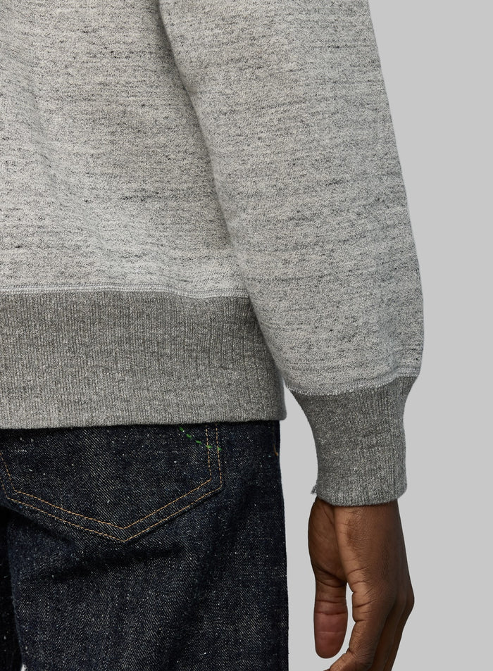 Whitesville Loopwheel Sweatshirt heather grey cuff