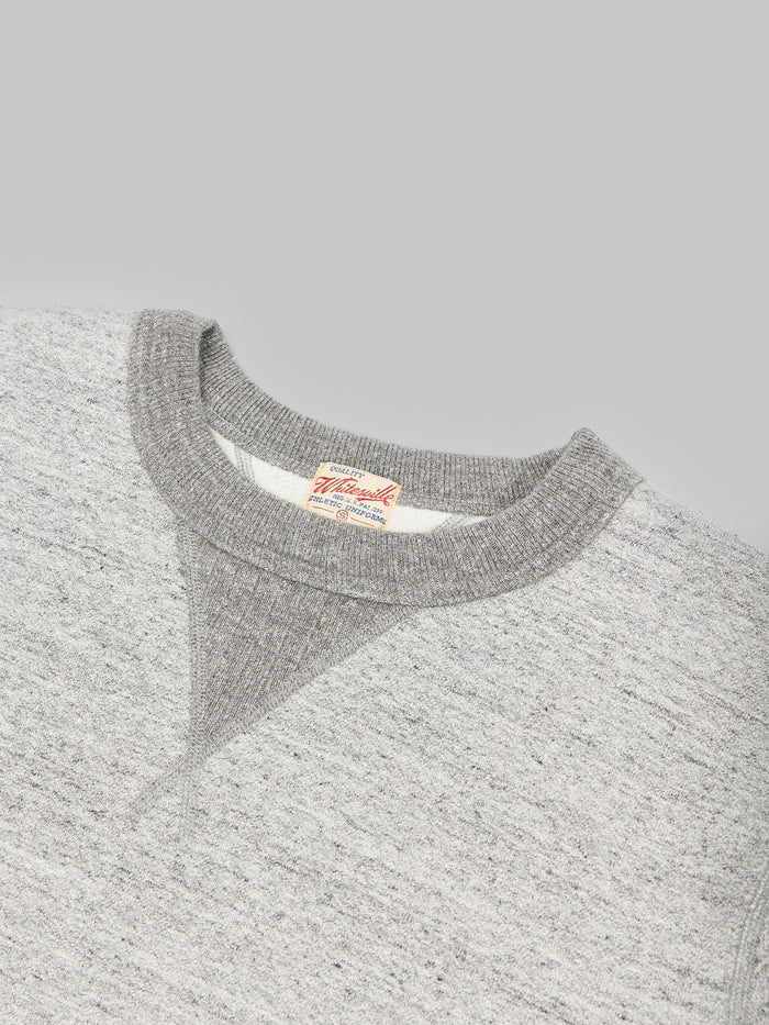 Whitesville Loopwheel Sweatshirt heather grey neck