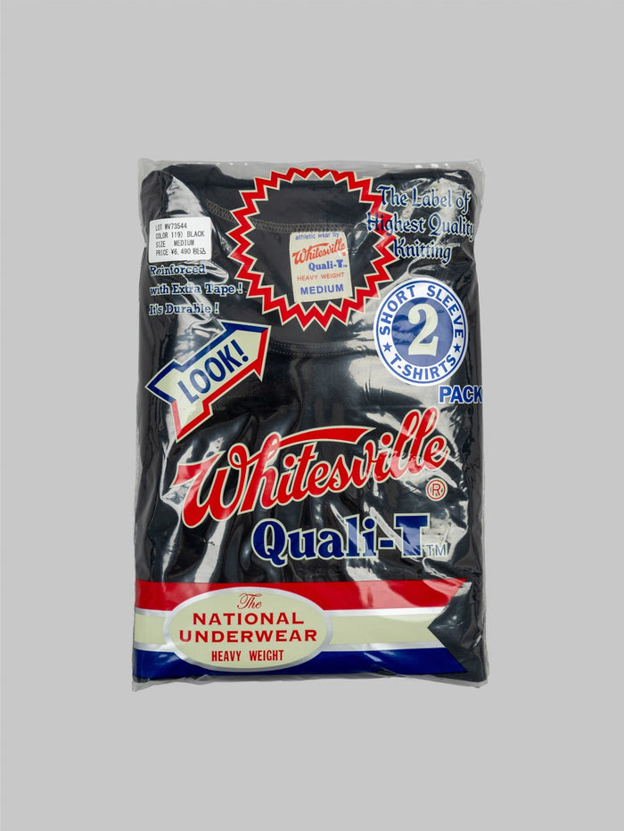 whitesville 2 pack tubular tshirt black