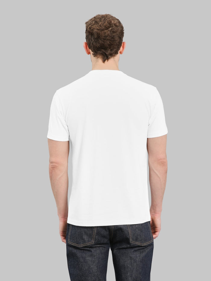 whitesville tubular t-shirt white 2 pack back fit