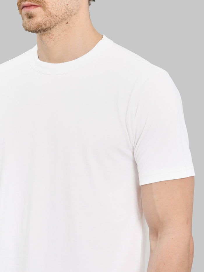 whitesville tubular t-shirt white 2 pack sleeve