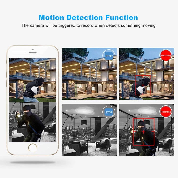 Wireless Outdoor Security Camera System With Night Vision