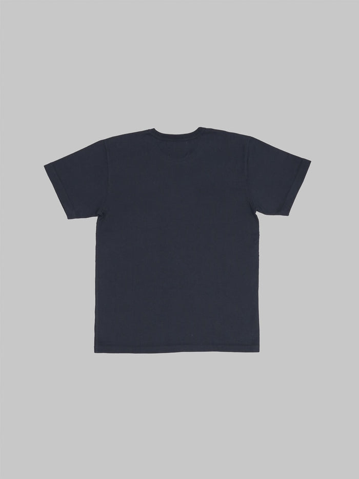 wonder looper crewneck Tshirt Double Heavyweight navy back