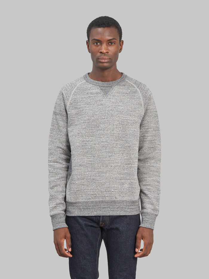 Wonder Looper Pullover Crewneck Fleeced Foxfibre Charcoal athletic look