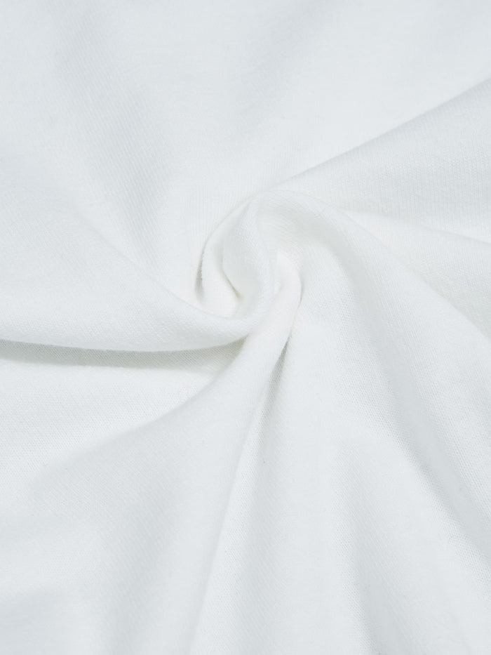 Wonder Looper Ultimate Pima Tsuriami Crewneck TShirt white  texture fabric cotton