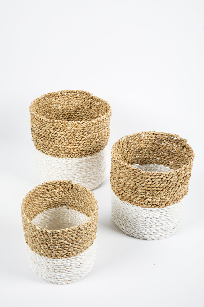 Woven basket set