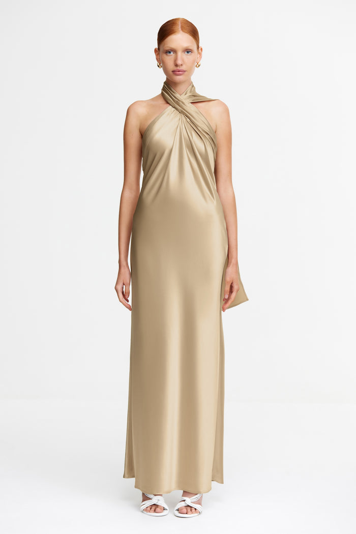 ACLER ONLINE AU YEWGREEN MAXI DRESS