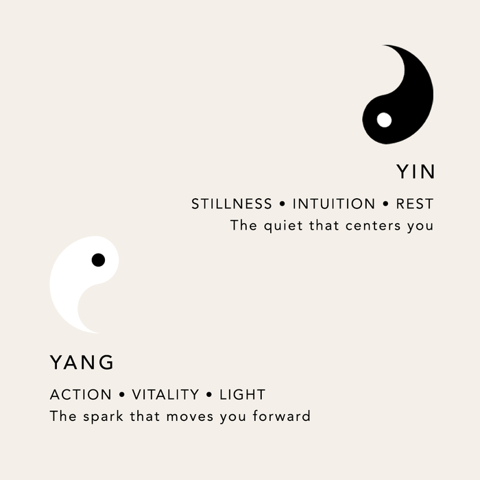 Yin to My Yang Bracelet Stack, yin and yang graphic