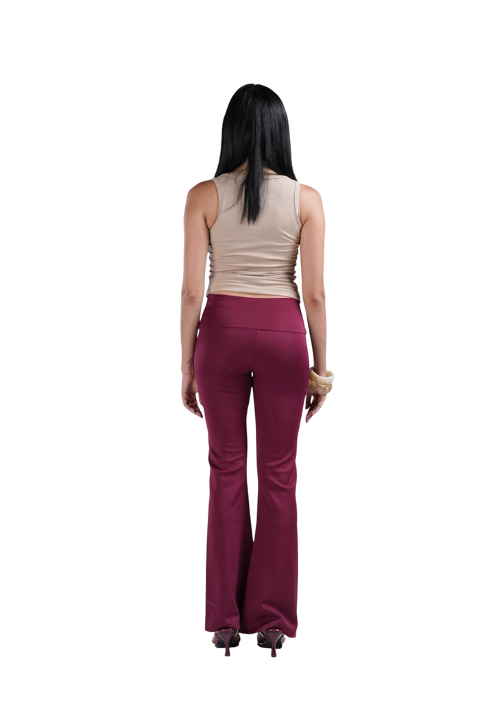YOGA PANTS BURGUNDY